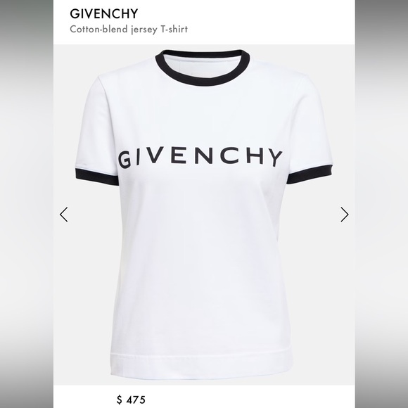 Givenchy Cotton Blend Jersey t-shirt Size Small - Picture 2 of 6